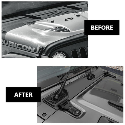 Hinge Cover Trim for Jeep Wrangler JL JT, 10Pcs