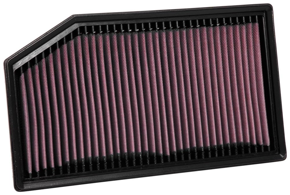 High-Flow Engine Air Filter for 2018-2026 Jeep Wrangler JL & Gladiator JT, Washable and Reusable