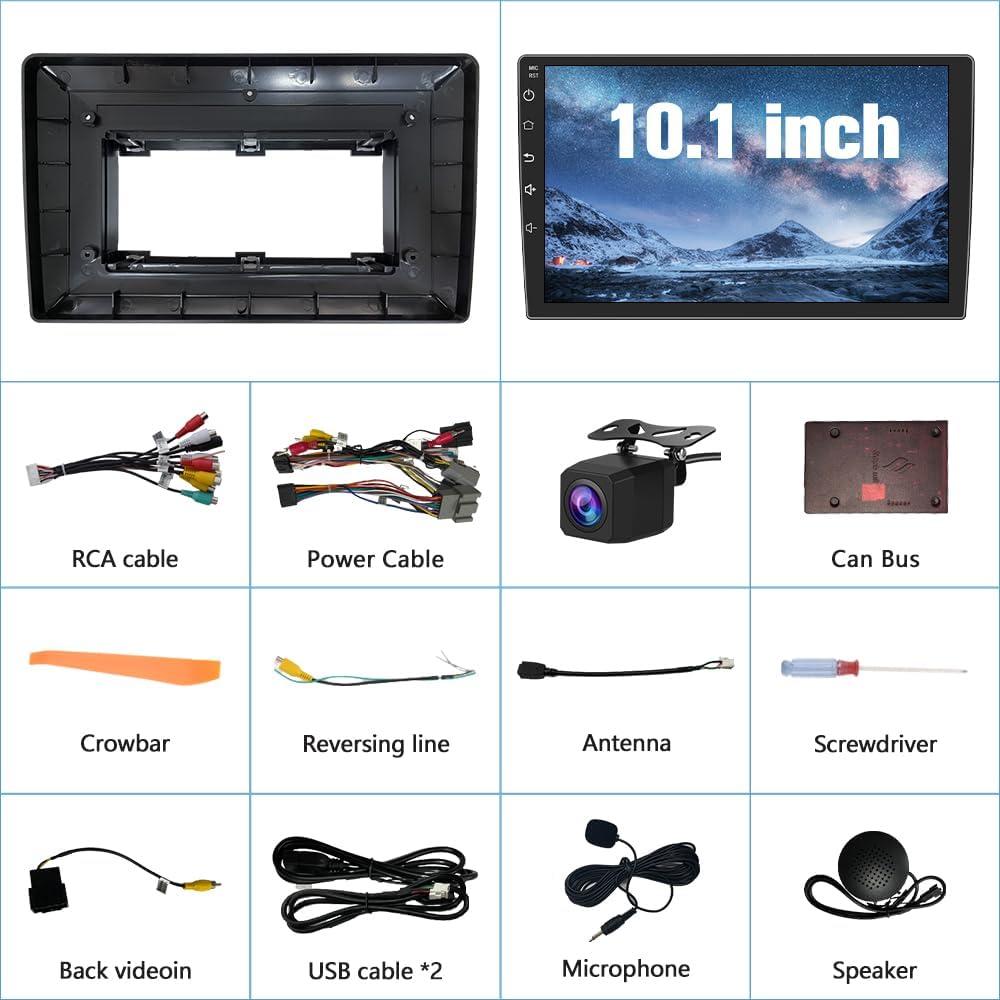 2+64GB Car Radio Stereo for Chevy Chevrolet Silverado Tahoe Equinox GMC Sierra Yukon with Apple CarPlay Android Auto