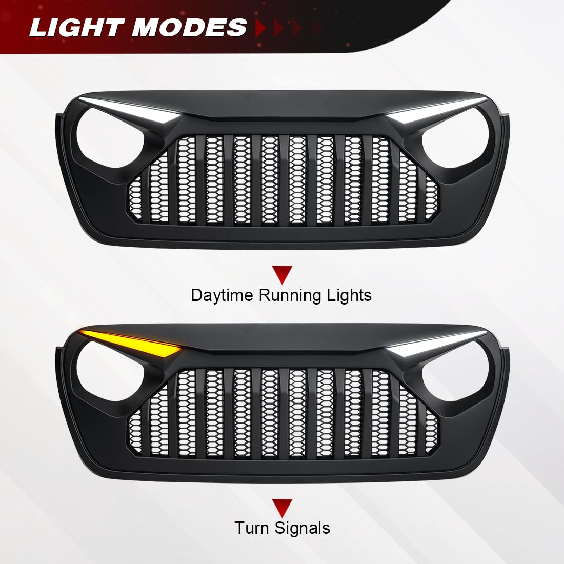 Vader Grille for Jeep Wrangler JL Gladiator JT