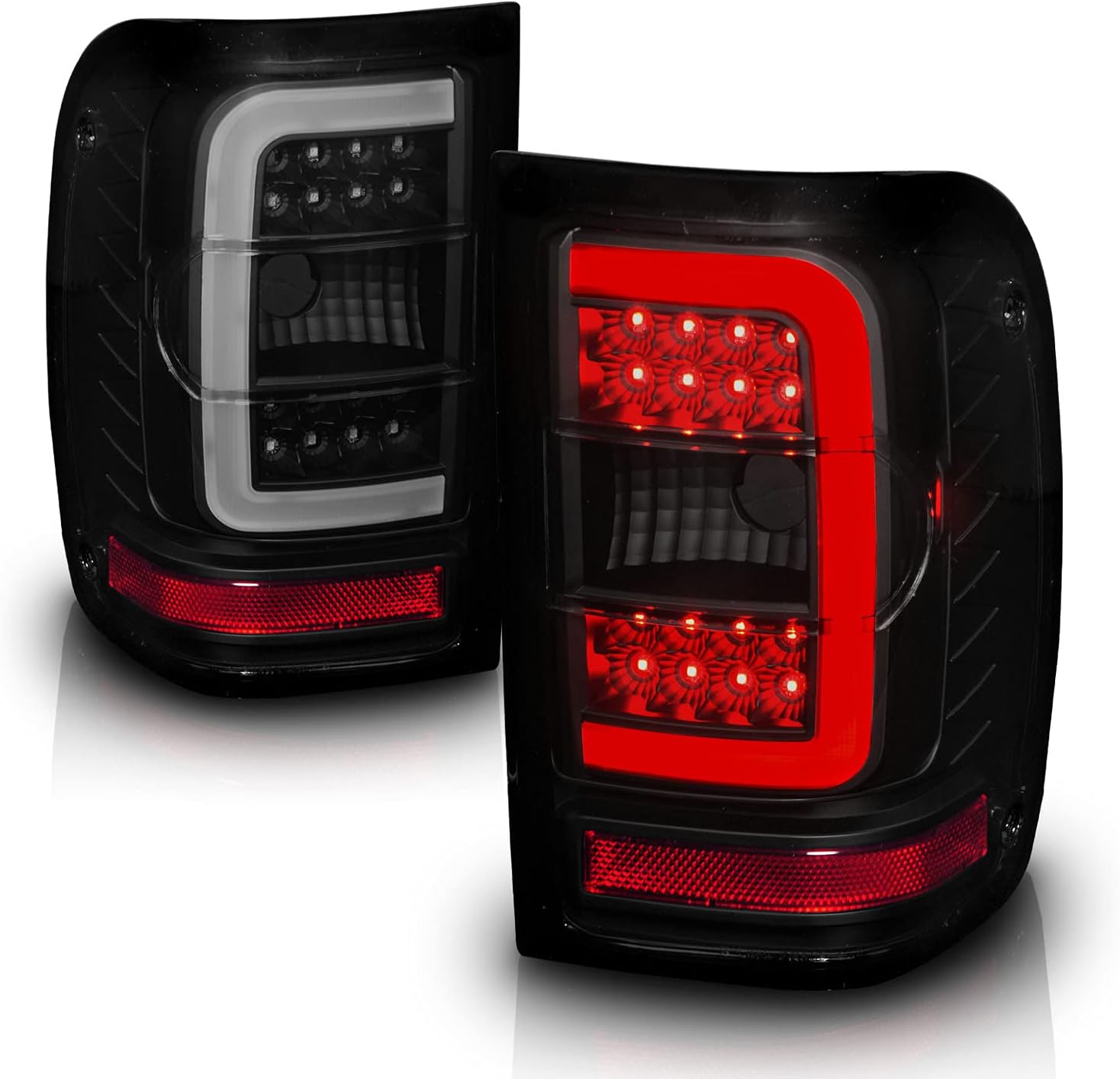 C-Type LED Brake Tail Lights for 2001-2011 Ford Ranger - OHMU