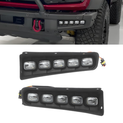 Bronco LED Fog Lights, Dual Color, Waterproof, Plug & Play