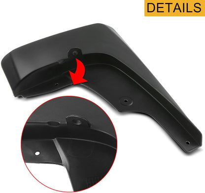 Mud Flaps Splash Guards w/Hardware Kit Replacement for 2010-2023 Toyota 4Runner