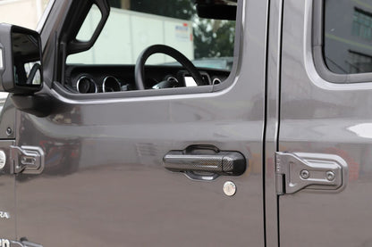 10-Pack Chrome Door Handle Covers for 2018-2025 Jeep Wrangler JL 4-Door