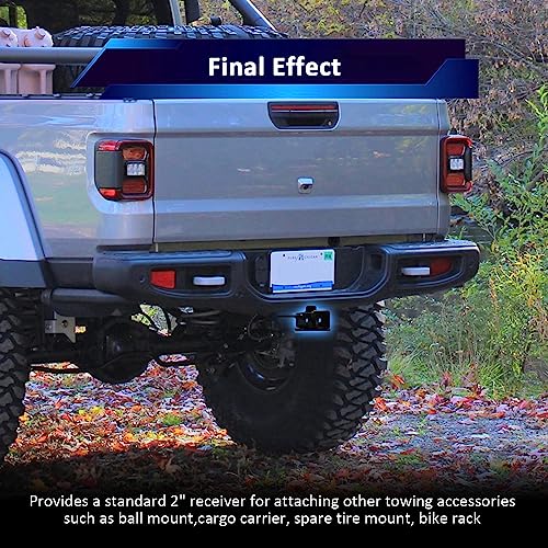 2" Class 3 Trailer Hitch for Jeep Gladiator JT
