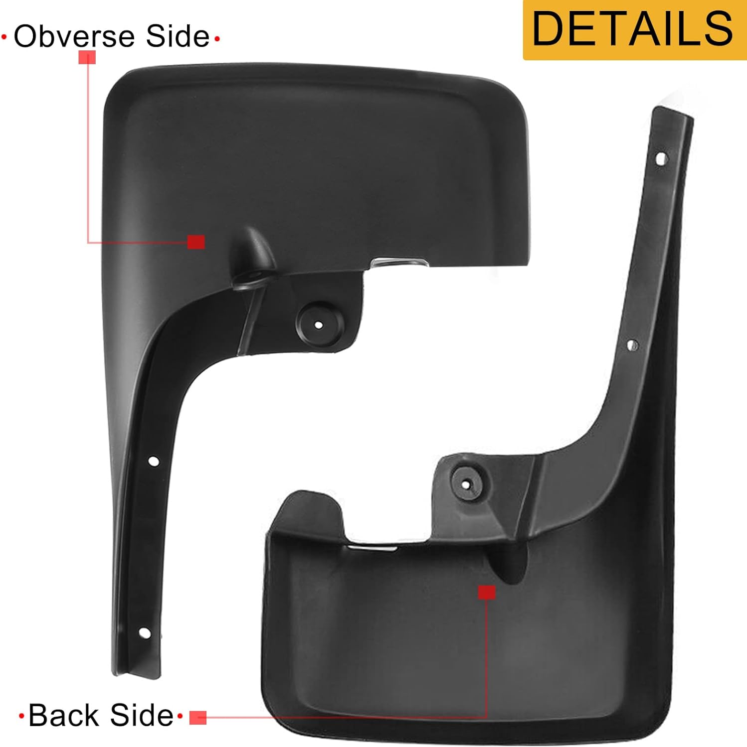 Mud Flaps Splash Guards w/Hardware Kit Replacement for 2010-2023 Toyota 4Runner - OHMU