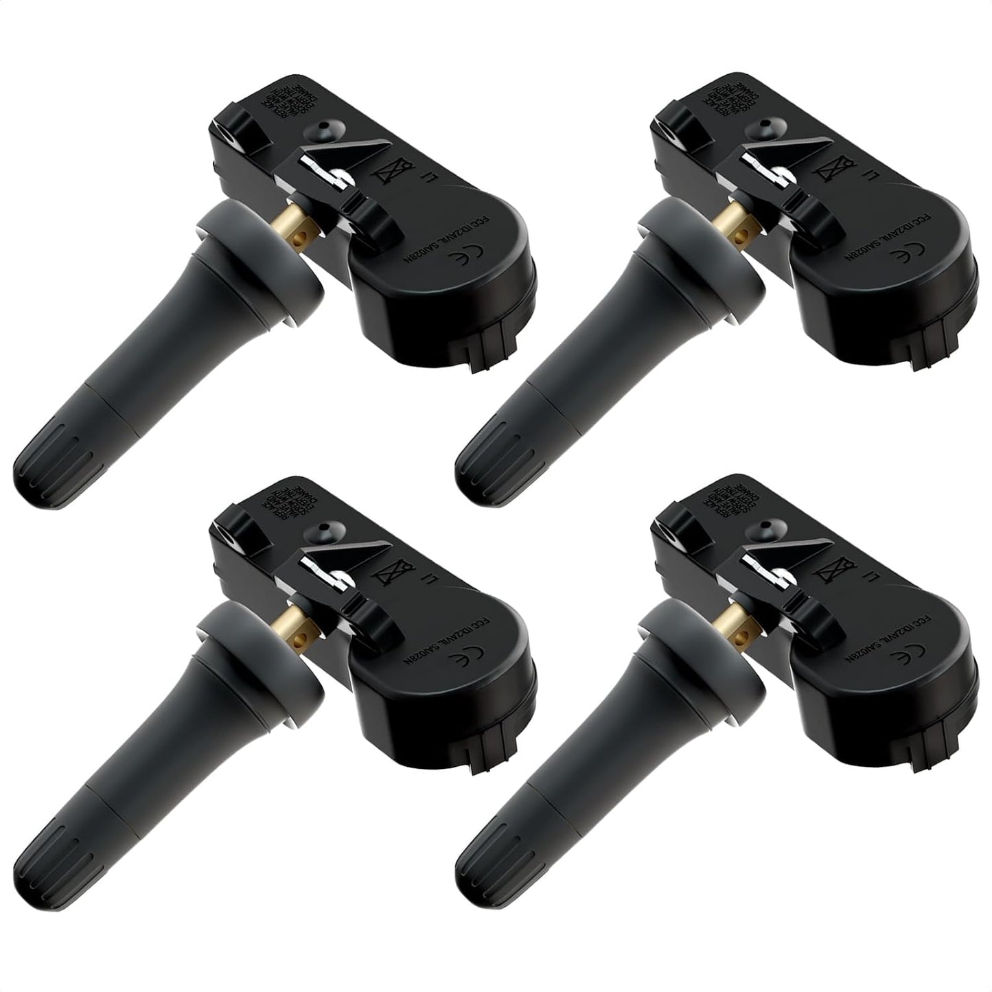 4-PCS 433MHz TPMS Sensor Set for Jeep/Dodge/Chrysler/Fiat - Replaces 56029398AB/68241067AA etc.