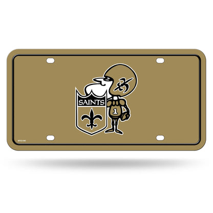 Rico Industries NFL Football Modern Retro Metal Auto Tag 6" x 12" - Great for Truck/Car/SUV