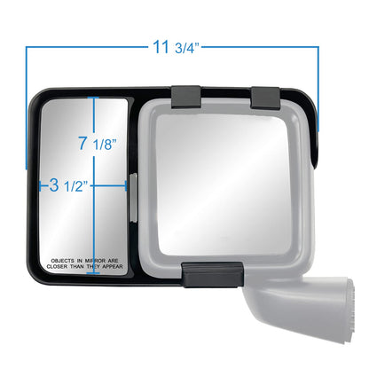 Jeep Wrangler Towing Mirrors, Custom Fit