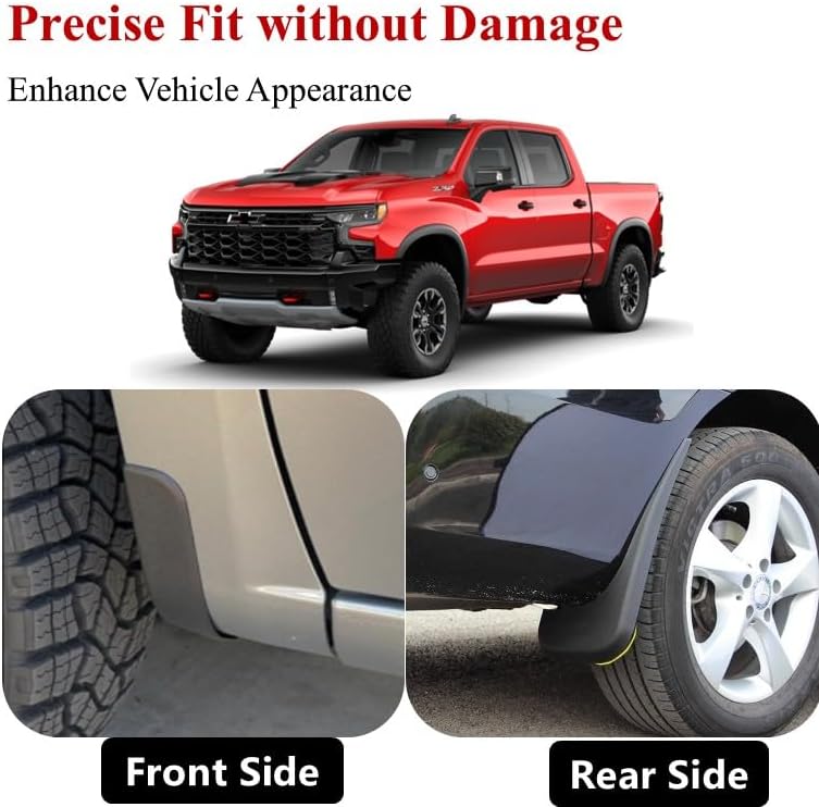 Mud Flap Delete Kit for 2019-2025 Chevy Silverado 1500