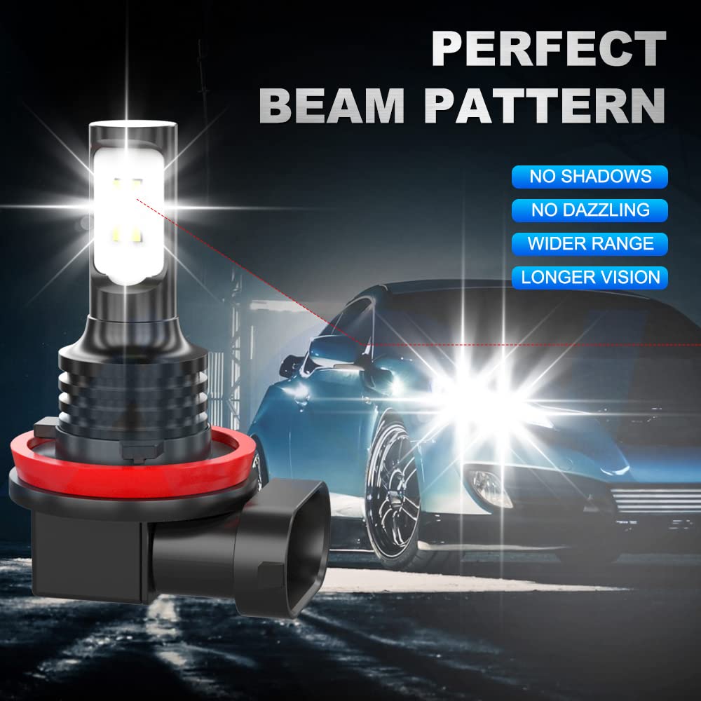 Front Bumper H11 Halogen Fog Lights for Ford Transit Connect/Fusion/Explorer