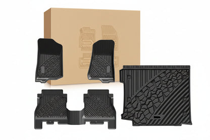 TPE All-Weather Floor & Cargo Mat for 2018-2026 Jeep Wrangler JL 4-Door (Gas Models)