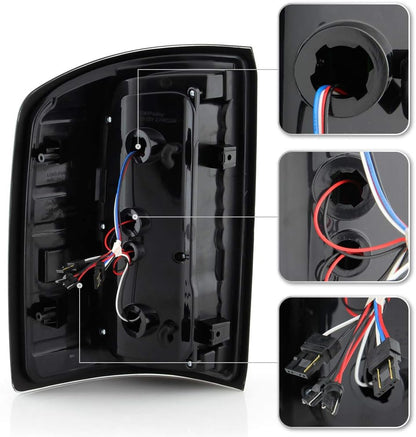 LED Tail Lights For [Incandescent Type] 2014-2018 GMC Sierra 1500 15-19 2500HD - OHMU