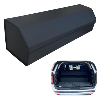 Car Trunk Organizer For Chevy Tahoe - Custom Fit, Large Space Outdoor Trunk Organizer with Leather,Hook-and-Loop Fastener,4-Layer Cover,For Chevy Tahoe 2021-2025