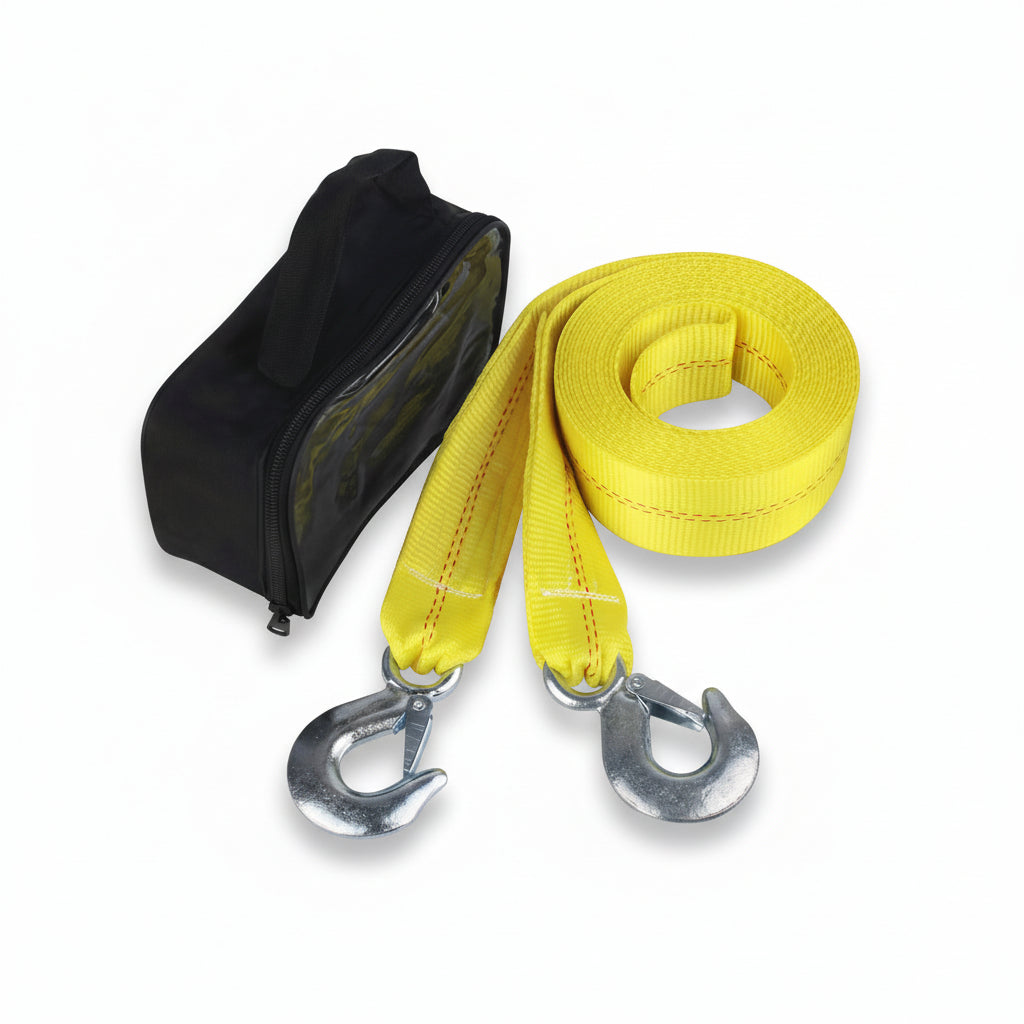20,000 lb Tow Strap (2"x20') - Heavy Duty Recovery Rope for Jeep/Truck/SUV