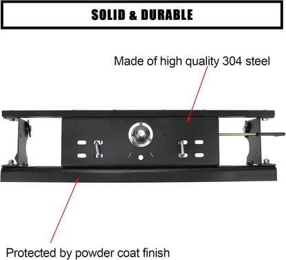ECOTRIC 2-5/16" Double Lock Gooseneck Trailer Hitch Kit Compatible with 2015-2020 Ford F150