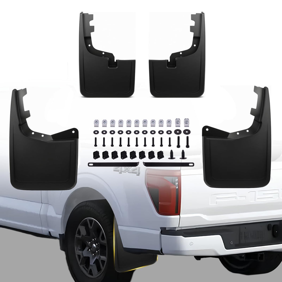 Mud Flaps Fit for Ford F150 2026 2025 2024 2023 2022 2021 Pickup Trucks