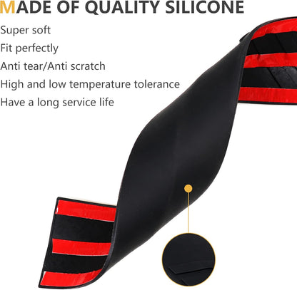 D-Pillar Roll Bar Padding Protector Cover Compatible with 2021 2022 2023 2024 2025 New Ford Bronco 4 Door Roll Cage Edge Paint Protection Guard Prevent Scratching Exterior Accessories 4 Pack