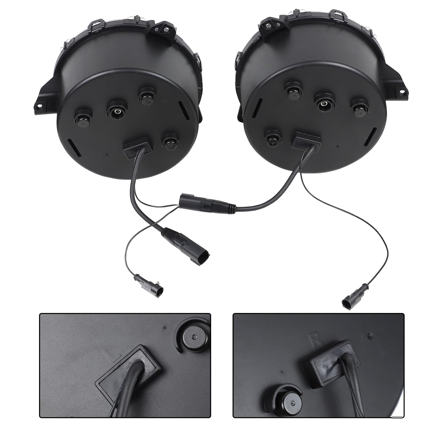 9-Inch Round LED Headlights for Jeep Wrangler JL/Gladiator JT, DOT Approved