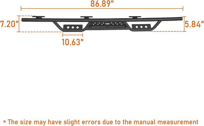 6.9" Drop Down Side Step Bars Running Boards for Jeep Gladiator JT 2020 2021 2022 2023 2024 - OHMU