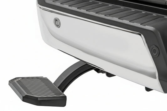 Manual Retractable Bed Step for 2021-2026 Ford F-150 & Lightning - 330 lb Capacity