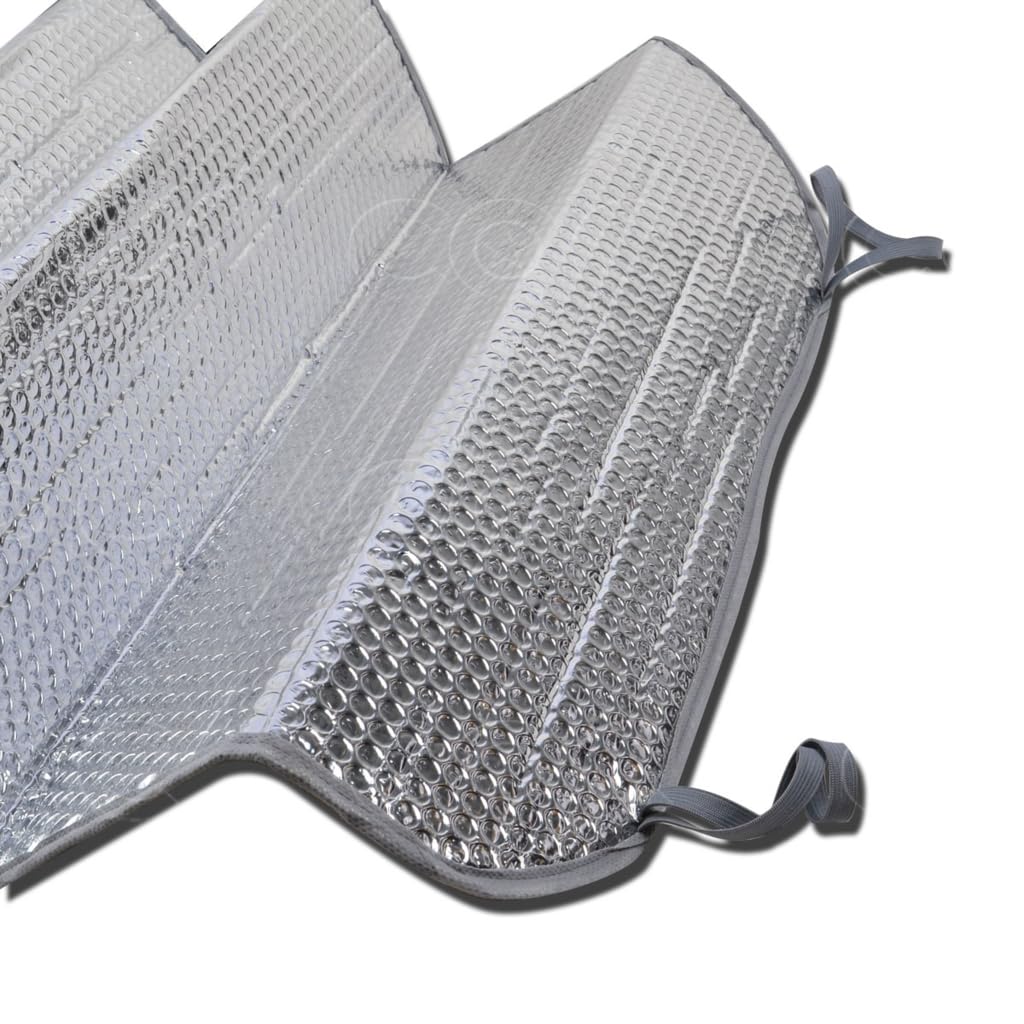 Car Windshield Sun Shade - Accordion Folding Heatshield for Truck, SUV, Van