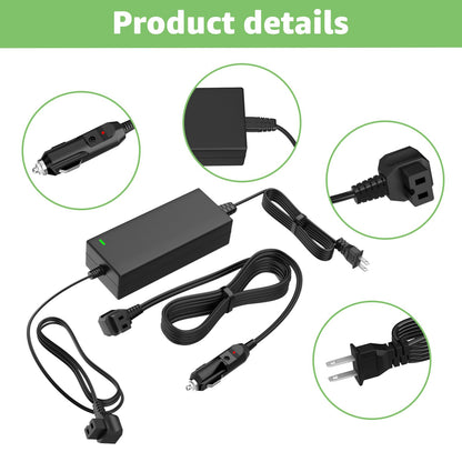 12V/24V Car Fridge Power Cord for Portable Refrigerators