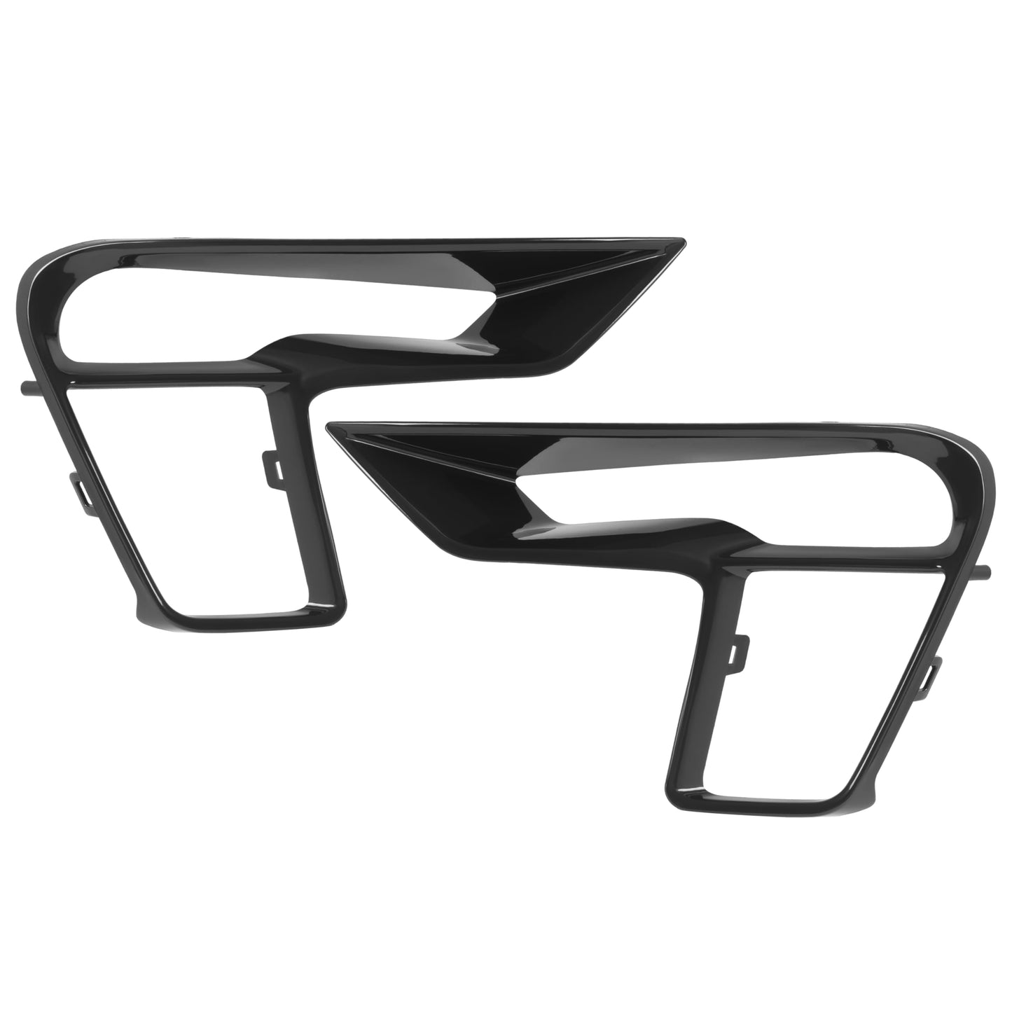 Ford Explorer Fog Light Bezel Set, ABS Plastic, Black, Left & Right