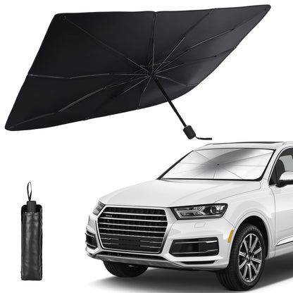 Foldable Car Windshield Sun Shade Umbrella, Large