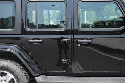 10-Pack Chrome Door Handle Covers for 2018-2025 Jeep Wrangler JL 4-Door