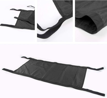 Jeep Roof Hammock Sun Shade - Mesh Cover for 1987-2024 Wrangler & Gladiator (Black)