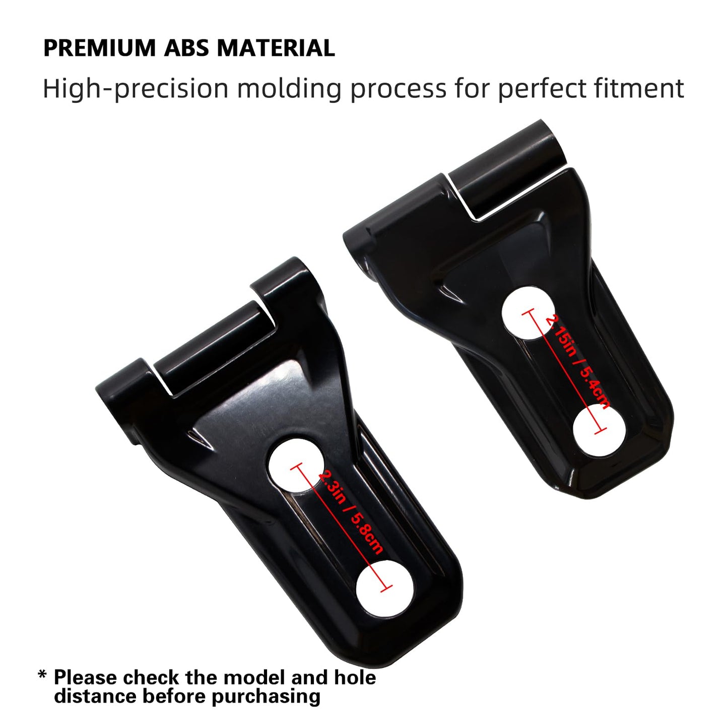 Hinge Cover Trim for Jeep Wrangler JL JT, 10Pcs