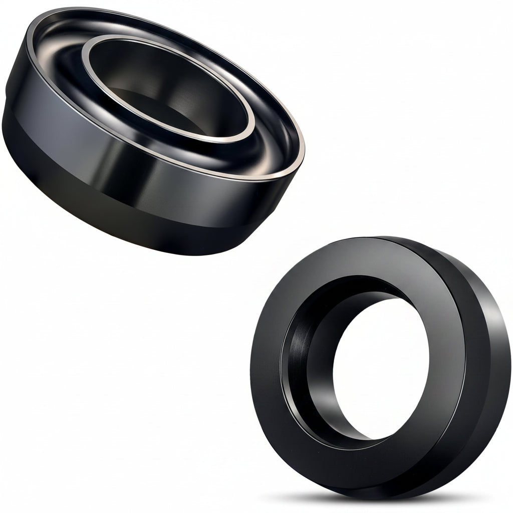 3" Front Leveling Spacers for 1994-2018 Ram 1500 2WD & 1994-2011 Ram 2500/3500 2WD (Black)