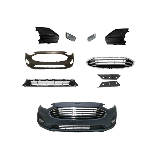 Fusion Front Bumper Grille with Fog Lights & Covers