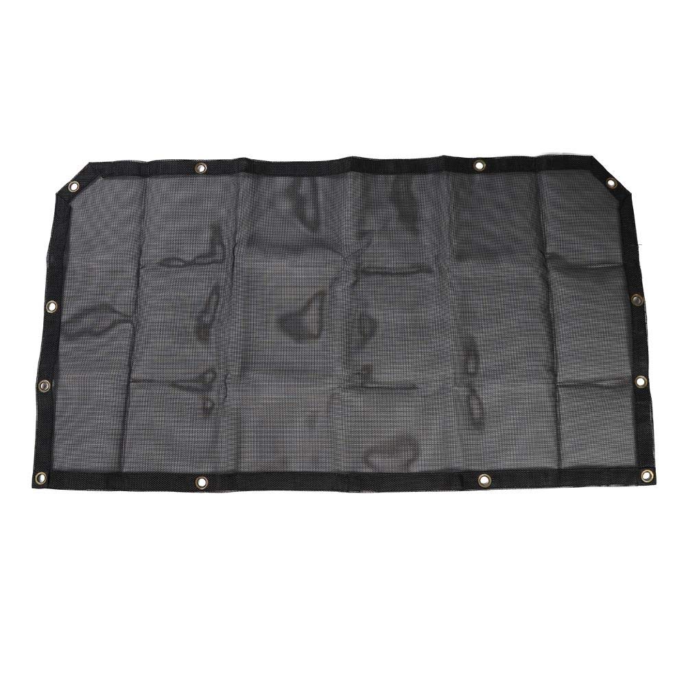 Mesh Bikini Top Sun Shade for 2018-2023 Jeep Wrangler JL & Gladiator JT - Black