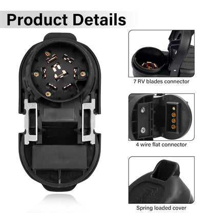7/4 Pin Trailer Brake Harness for 2009-2023 Ford F-Series - Replaces 9U5Z-14489-MAA
