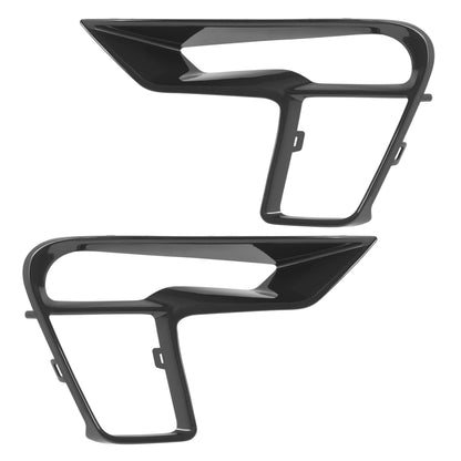Ford Explorer Fog Light Bezel Set, ABS Plastic, Black, Left & Right