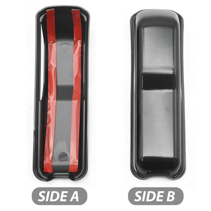 Jeep Wrangler JL JT Hood Hinge Cover Trim Kit, Black