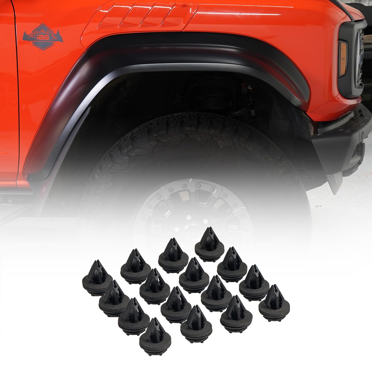 Ford Bronco Raptor Front Fender Clip Kit (16-Piece)