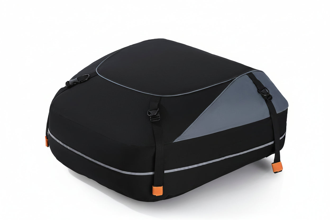 20ft³ Waterproof Rooftop Cargo Bag - Coated Zippers, Anti-Slip Mat, Works w/wo Roof Racks