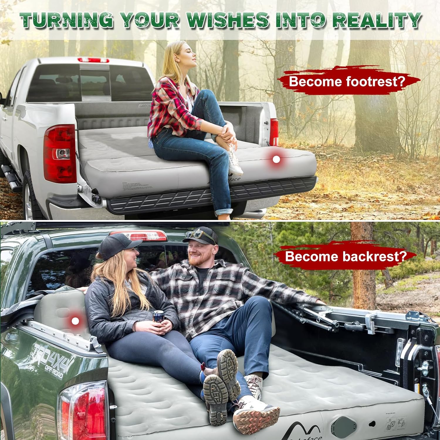 Truck Bed Mattress for 5.5-5.8ft Short Truck with extension - OHMU