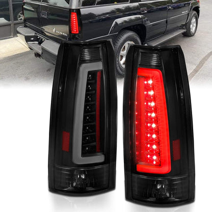 C-Type LED Tube Tail Lights Set For 1988-1999 Chevy GMC - OHMU