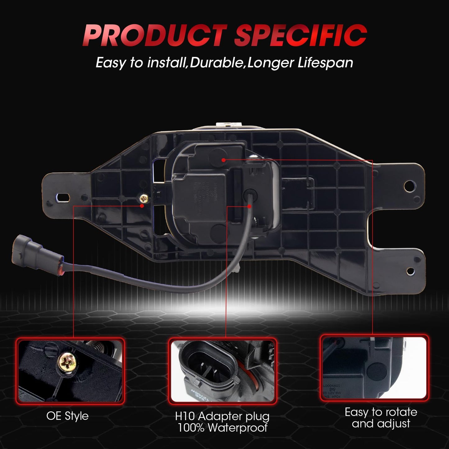Ford F-Series LED Fog Lights Replacement Pair