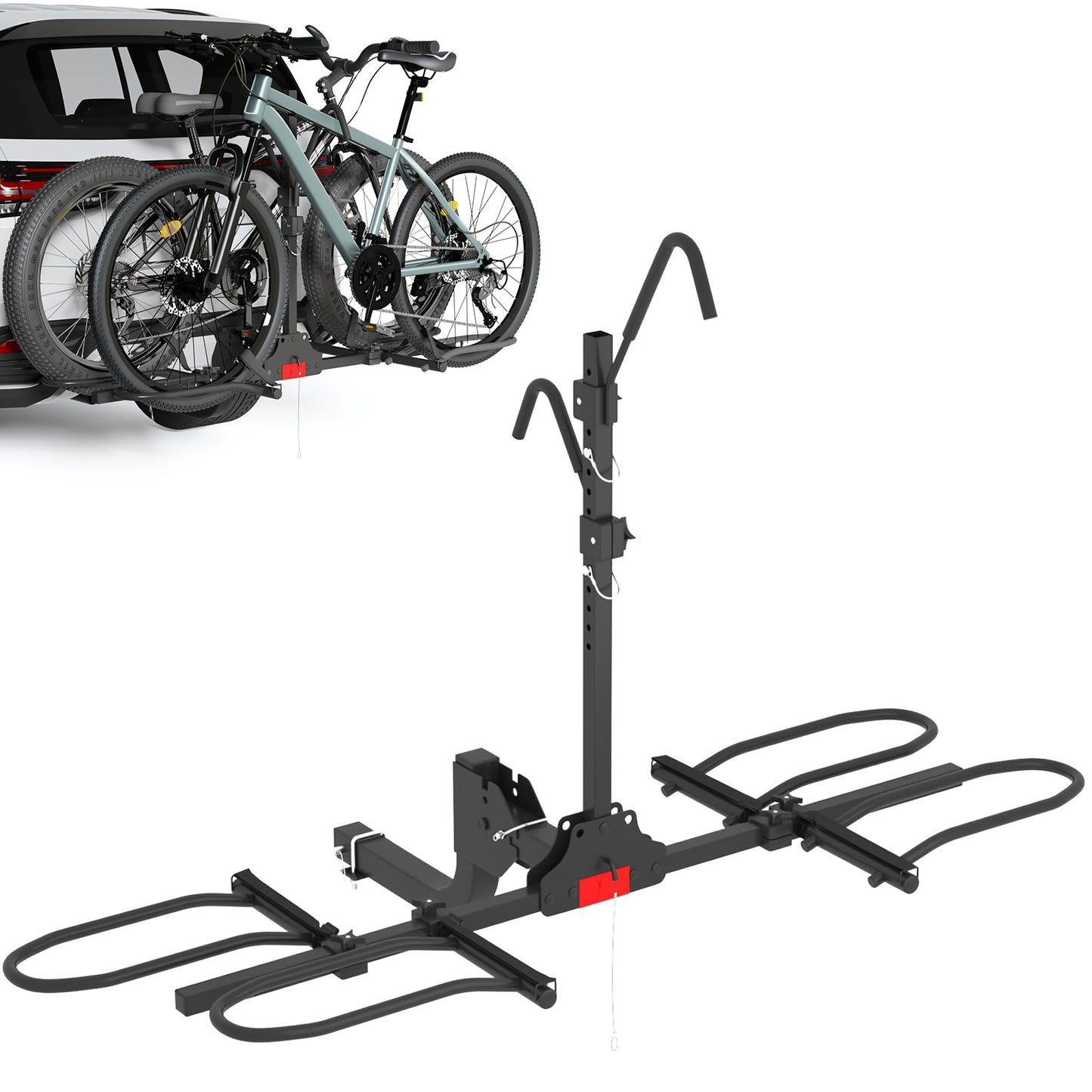 Smart Tilting Folding Bicycle Car Racks