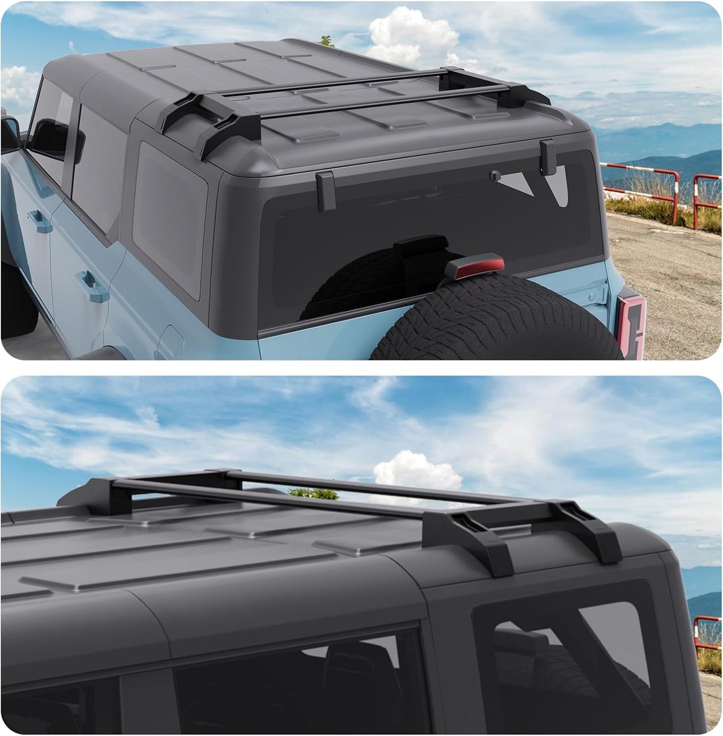 220lbs 4PCS Cross Bars Roof Rack Rails Fit for Toyota Sienna 2021-2025 - OHMU