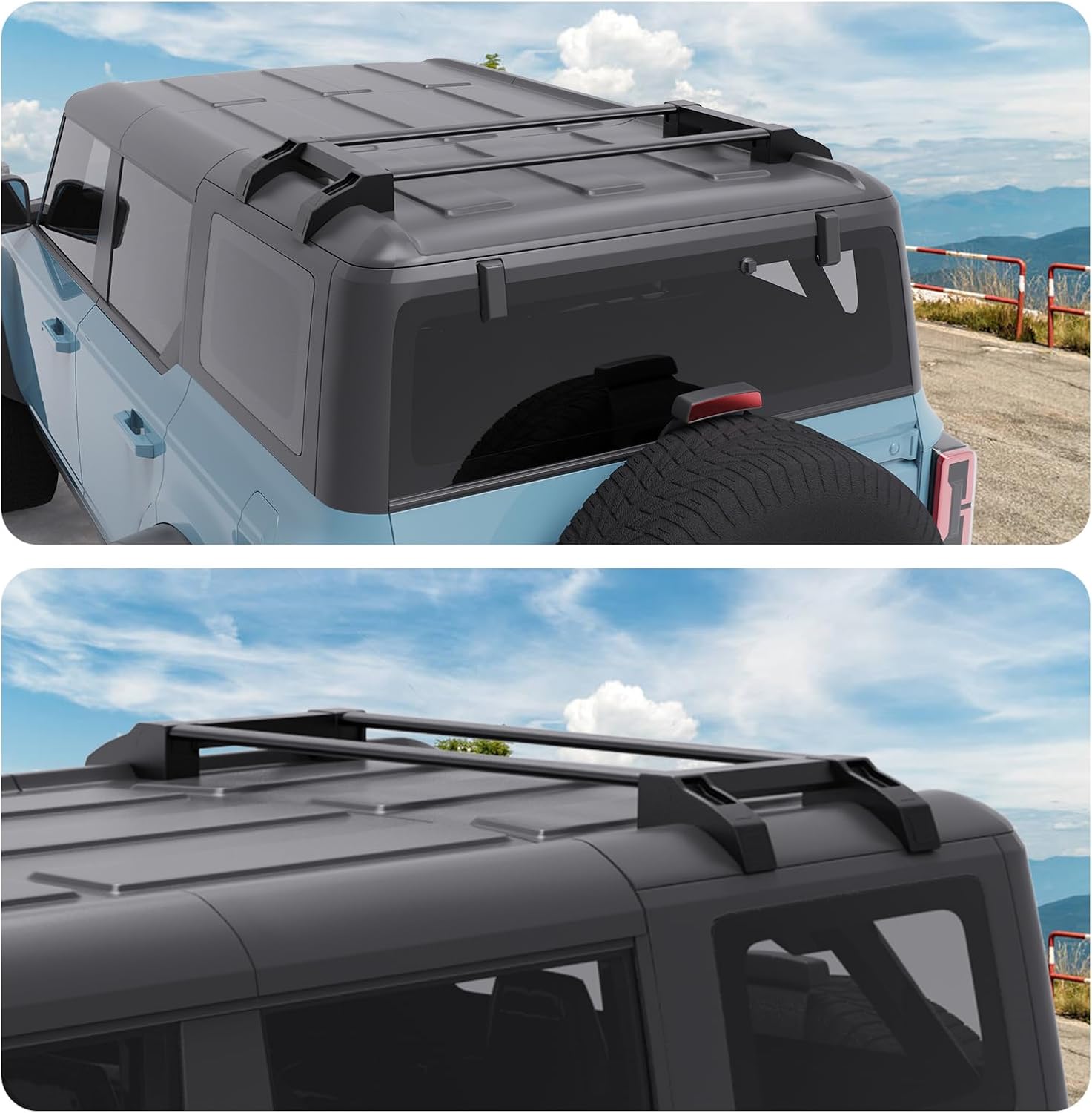 220lbs 4PCS Cross Bars Roof Rack Rails Fit for Toyota Sienna 2021-2025 - OHMU