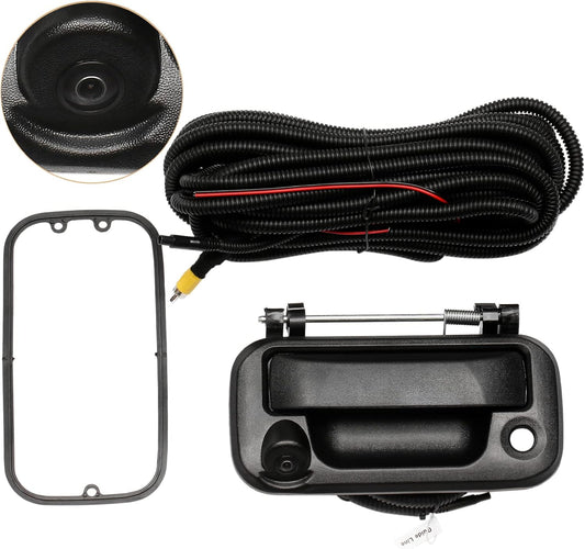 Rear View Camera, w/Tailgate Handle, Compatible with 2005-2014 Ford F150, 2008-2016 F250 F350 F450 F550 Super Duty, 2007-2010 Explorer, 170° Viewing Angle, Backup Camera Kit, Back Up Reverse Camera