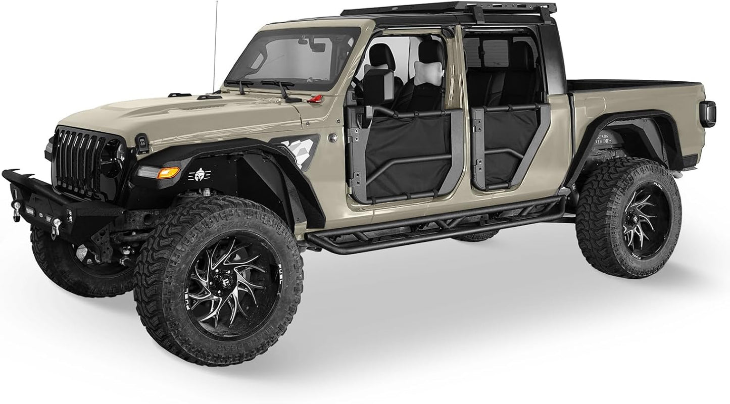 Gladiator Running Board Side Step Slider Nerf Bars for Jeep Gladiator JT Pickup Truck 2020-2026