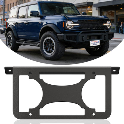 Bronco 2021-24 License Plate Frame for Modular Bumper