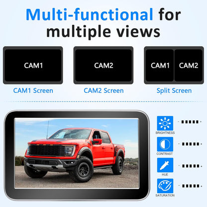 7-Inch Wireless Backup Camera for Truck ,Pickup, Trailer, Cars - OHMU